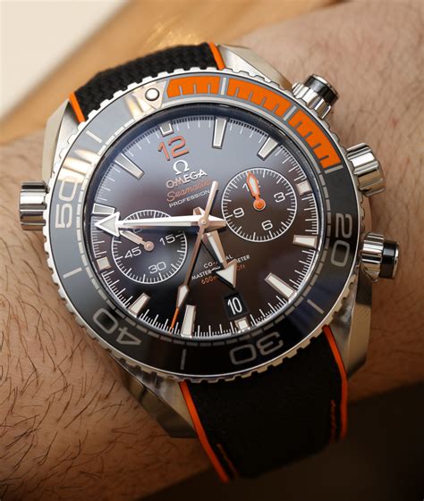 omega seamaster planet ocean on wrist|seamaster pro chrono 300m.